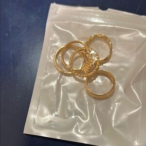 Costume Assorted Gold Rings Various sizes